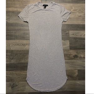 Forever 21, small, stripped dolphin hem mini dress